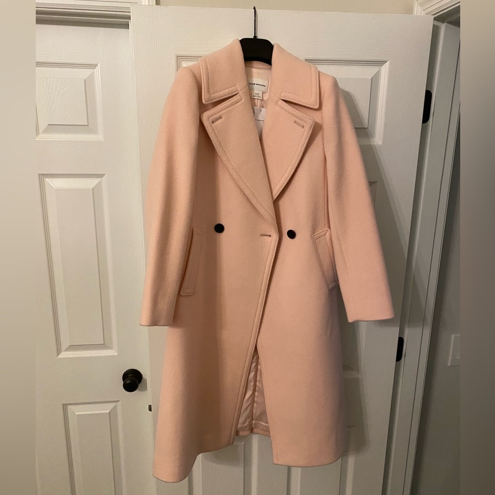 *NEVER WORN* Club Monaco Daylina Coat - Pale Pink/Rose Pink